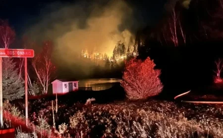 Domaine Morency Wildfire Reignites Drawing Attention