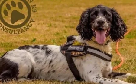 Wrexham’s Wildlife Crime-Fighting Dog Honored with Animal of the Year Award