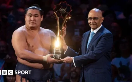 Yokozuna Hoshoryu Triumphs at Grand Sumo Tournament in London: Fans React