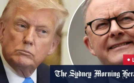 Live Updates: Prime Minister Anthony Albanese Meets US President Trump in Washington