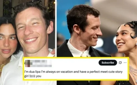 Dua Lipa and Callum Turner’s Perfectly Adorable Meet-Cute Sparks Fan Fiction Comparisons