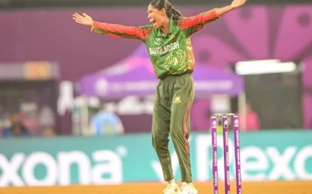 Shorna’s Triple Strike Powers Bangladesh to Limit Sri Lanka at 202 in Women’s ODI World Cup