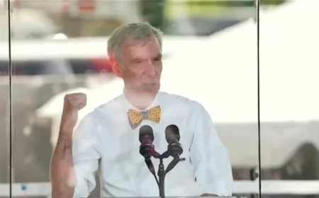 Bill Nye Criticizes Trump as Petulant at No Kings Protest