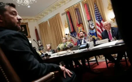 Trump and Zelensky Meeting Sours Amid Disputes Over Territorial Concessions