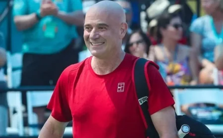 Andre Agassi Reveals Heartwarming Look at the Newest Family Addition