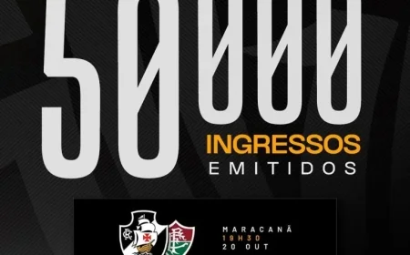 50 Thousand Tickets Sold for Vasco vs Fluminense Match