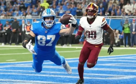Is Sam LaPorta Playing Tonight? Discover Why the Lions Tight End Has a Quiet Start in Week 7