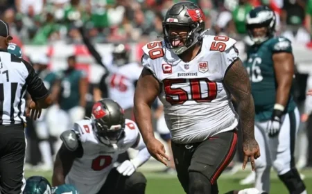 Bucs DT Vita Vea: A Powerful Challenge the Lions Must Tackle with Double Protection