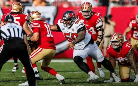 Vita Vea’s Dominance Shines as He Penetrates Double-Teams Against San Francisco
