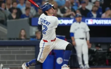 Blue Jays’ Ernie Clement Makes MLB History as Second Player to Start Playoffs with Unique Record