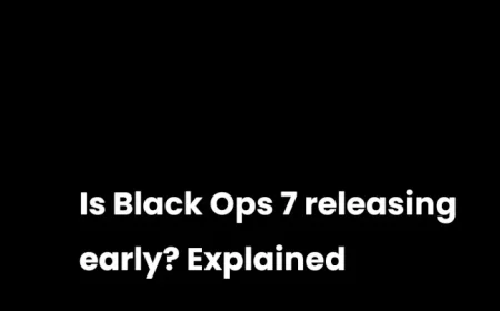 Early Release for Black Ops 7? Everything You Need to Know