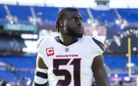 Will Anderson Strip-Sacks Sam Darnold and Scores Touchdown with Fumble Recovery