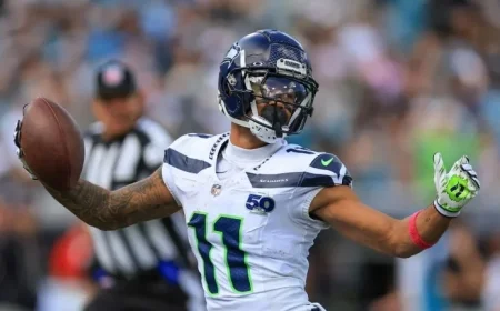 Jaxon Smith-Njigba’s 11-Yard Touchdown Boosts Seahawks to 14-0 Lead