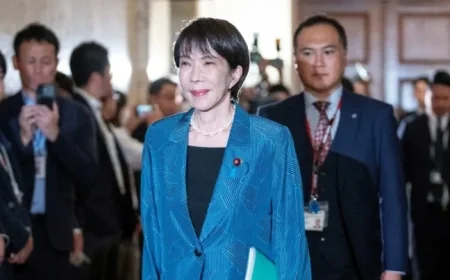 Sanae Takaichi Makes History as Japan’s First Female Prime Minister