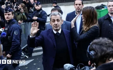 Historic Moment: Former French President Sarkozy Imprisoned for Campaign Financing Violations
