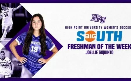 Giquinto Earns Freshman of the Week Honors