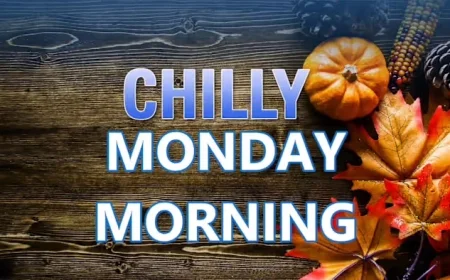 Experience a Refreshing Monday Morning Before Humidity Makes a Comeback Ahead of the Next Cold Front