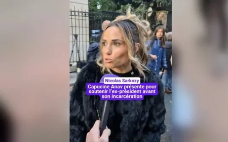 Capucine Anav Supports Former President in Paris Ahead of Incarceration