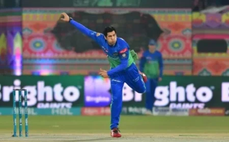 Asif Afridi Makes History as the Third Oldest to Debut in Test Cricket for Pakistan at 38