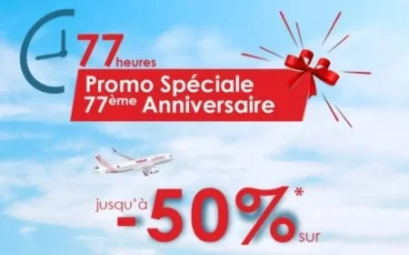 Tunisair Celebrates 77 Years with Up to 50 Percent Off on All Destinations