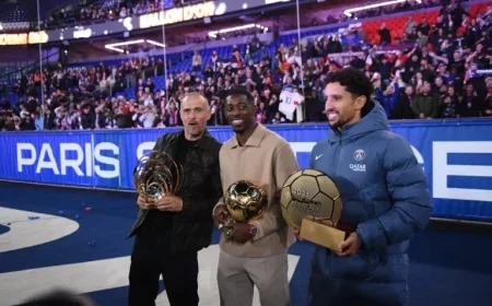 Champions League: Ousmane Dembélé Returns to Paris Saint-Germain Squad Alongside Marquinhos