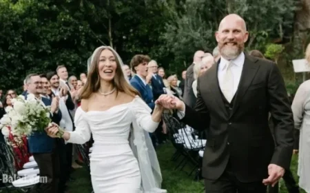 Alana Hadid Ties the Knot in an LA Backyard Wedding with Barefoot Bridesmaids Bella and Gigi