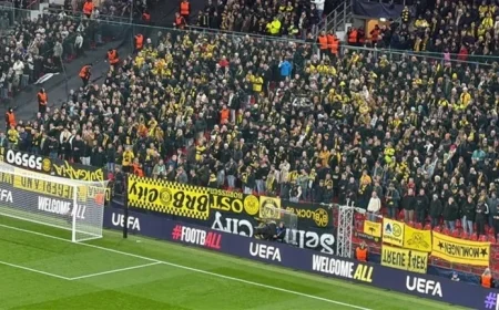 Curious Case in BVB Section Why Are the Flags Hanging Upside Down