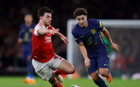 Live Coverage: Arsenal vs Atlético de Madrid in Champions League Today