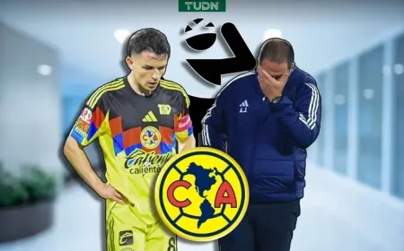 Injury List Update: América’s Player Absences Against Puebla