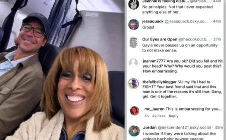 Gayle King’s Selfie with Fox News’ Jesse Watters Sparks Liberal Outcry