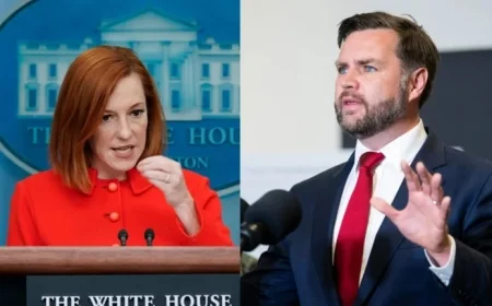 Jen Psaki Criticizes JD Vance Marriage Claims She Will Save Usha Vance in Heated Exchange with Former White House Press Secretary