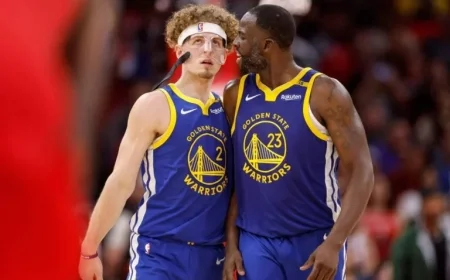 Warriors’ Sage Draymond Green Expresses Confidence in Brandin Podziemski but Issues Cautionary Advice The Athletic