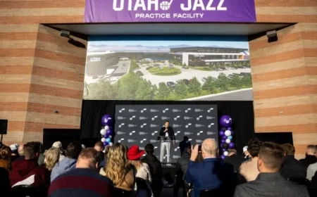 Utah Jazz Unveils Plans for New Practice Facility Within Sandy’s SEG Sports Campus