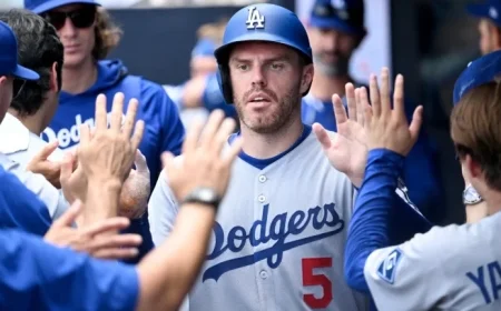 Dodgers Star Freeman Thrilled to Play in Canada Despite Representing Opposite Team