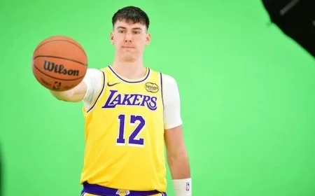 Lakers Media Day Spotlight: Jake LaRavia Eager to Learn from LeBron James