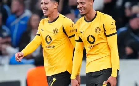 Felix Nmecha’s Stunning Brace Leads Dortmund to Victory Over FC København