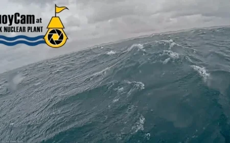 Experience the Thrill of Lake Michigan’s Massive 17-Foot Waves in Stunning Footage from Yesterday