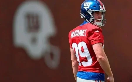 New York Giants Release Swatragh Player After Critical Missed Kicks: Not Fit for NFL Roster