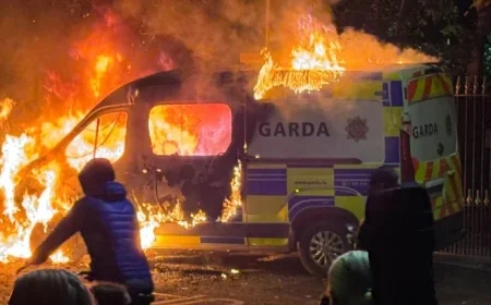 Police Attacked Near Dublin Asylum Seeker Hotel Leading to Six Arrests