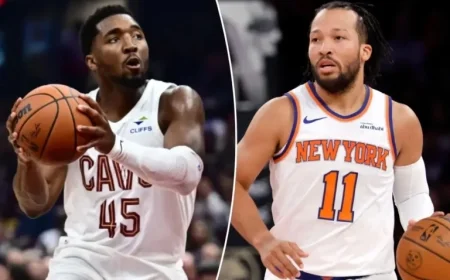 Knicks and Cavaliers Stars in a Continuous Rivalry Showdown
