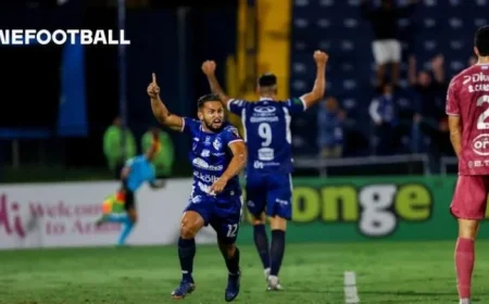 Castro Leads Cartaginés to Victory Over Motagua in First Leg of Playoff
