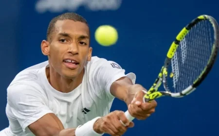Felix Auger-Aliassime of Canada Moves Forward to European Open Semifinals