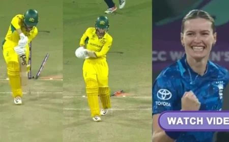 Unmissable Moment at Women’s World Cup 2025: Lauren Bell’s Stunning ‘Ball of the Tournament’ Topples Phoebe Litchfield in Australia vs England Showdown