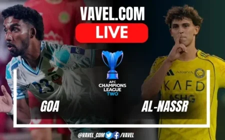 Goa vs Al-Nassr Live Score Updates: Brison Strikes in Thrilling 1-2 Match