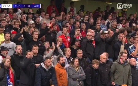 Heitinga’s Substitution Sparks Outrage Among Ajax Fans as They Unite in Chant After Red Card