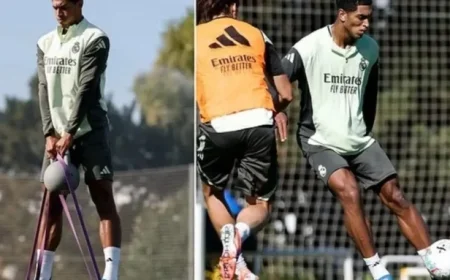 The Truth Behind the ‘Flying Man’: What Bellingham Did During Real Madrid Training Revealed
