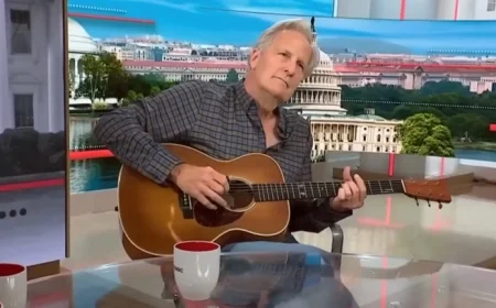 Jeff Daniels Channels ‘Crazy World’ Energy in New Song Inspired by Anti-Trump Protests