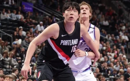 Yang Hansen Sparks Excitement in NBA Fans for Blazers vs Jazz as Ace Bailey Sits Out