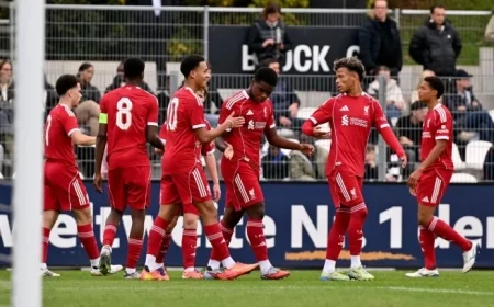 Thrilling Victory for Liverpool U19s as They Defeat Eintracht Frankfurt 5-4 in Youth League Match