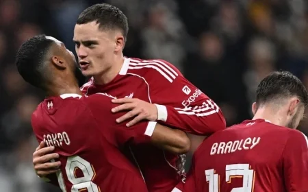 Champions League: Wirtz’s Double Assists Fall Short as Frankfurt Succumbs to Liverpool